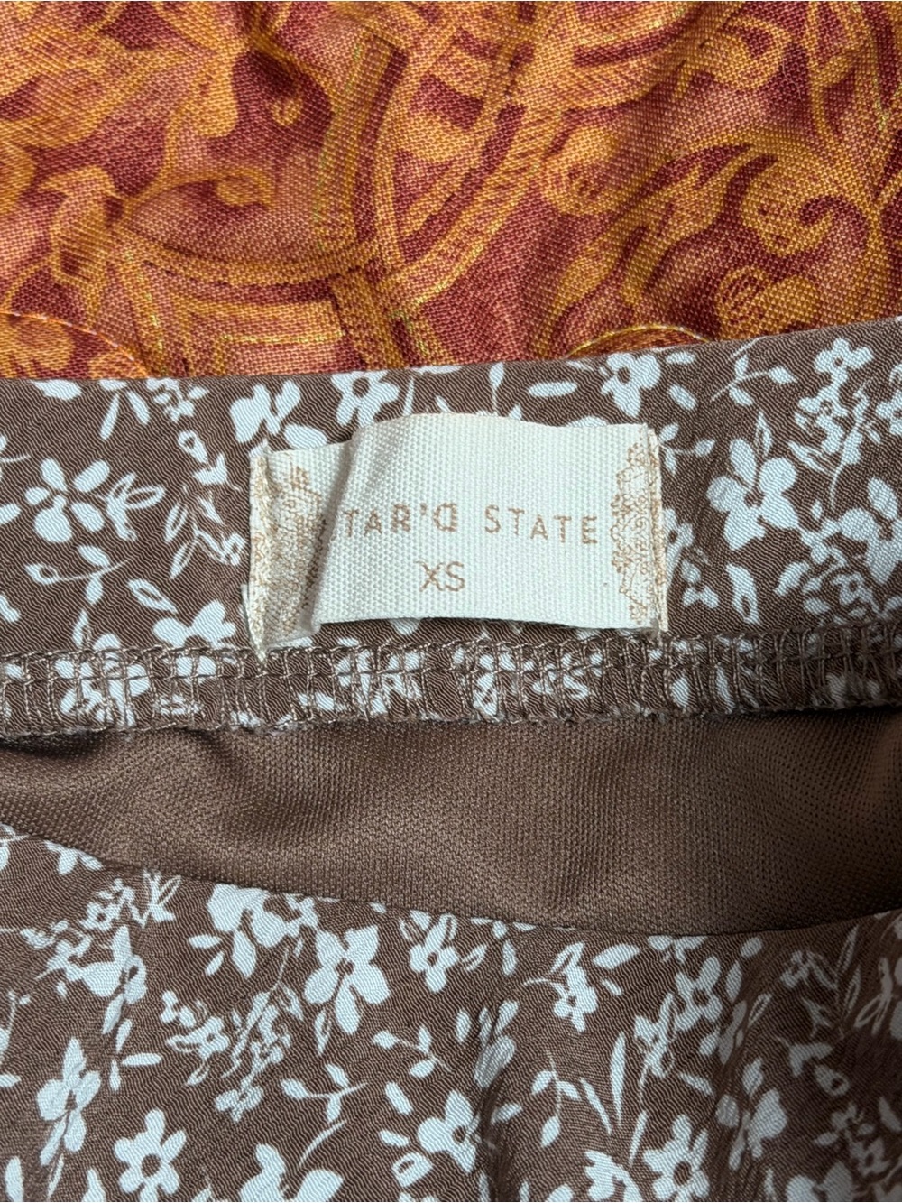 Altar'd State Brown Floral Maxi Skirt - Picture 4 of 4